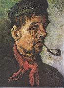 Head of a peasant with a clay-pipe Vincent Van Gogh